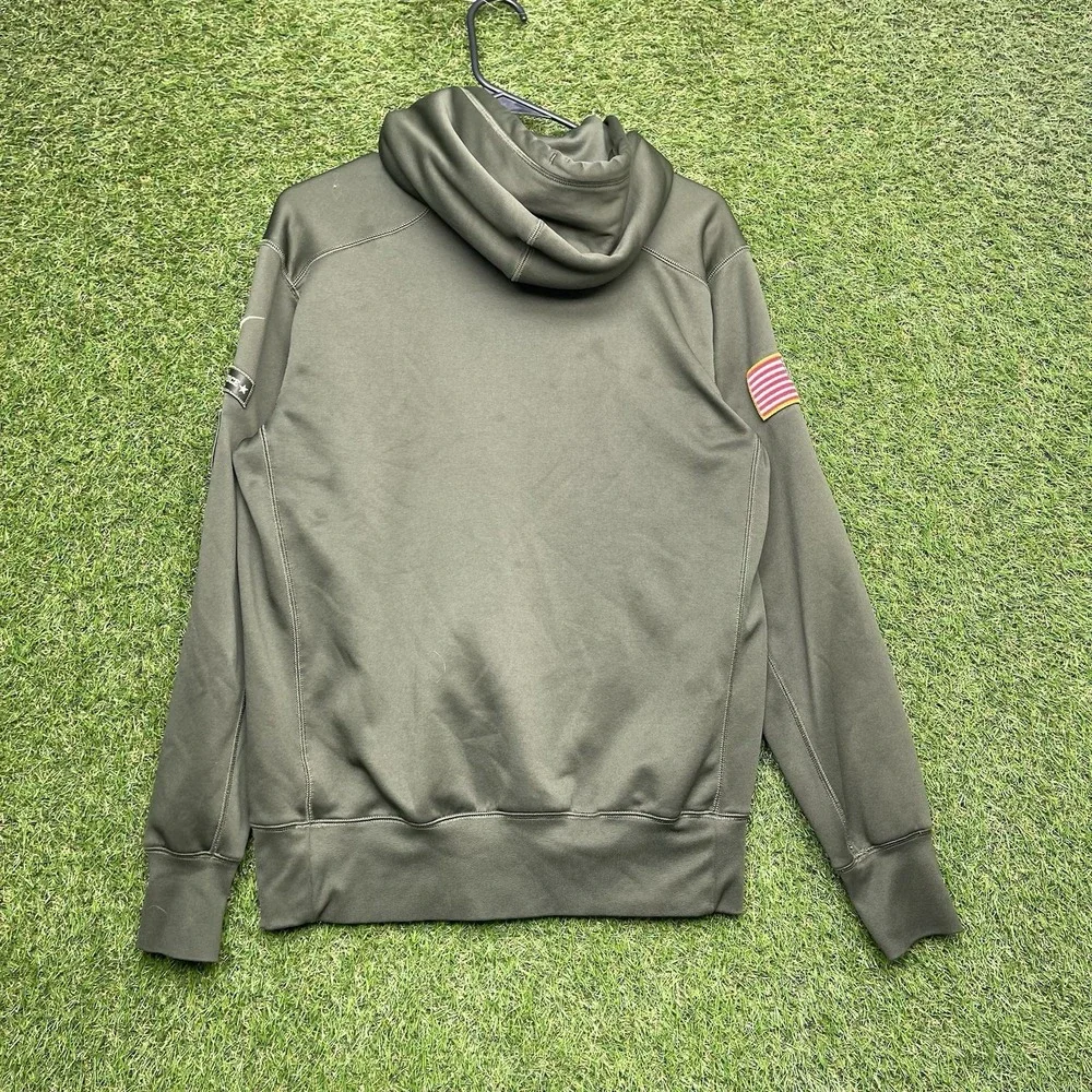 Cleveland Browns Nike Hoodie Mens Medium Green Camo Salute to Service Sweatshirt